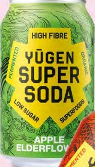 Soda bio Yügen Super Soda Elderflower