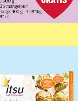 Snack vapeur Itsu - Chicken soup dumplings