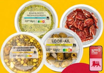 Produit pour apéro - Kaas & Pesto Fromage & Pesto / Look-Ail / Op Karokaaanse witte à la marocaine