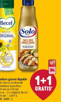 Matière grasse liquide - Solo, Becel ou Bertolli