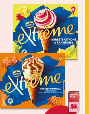 Cornets de glace Extrême