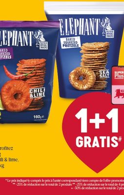 Snack Elephant Baked Squished Pretzels