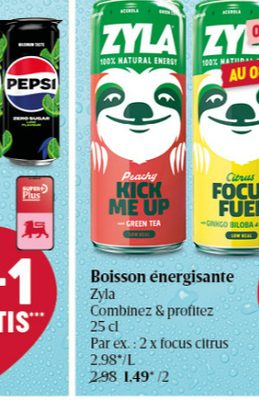Zyla Boisson énergisante focus