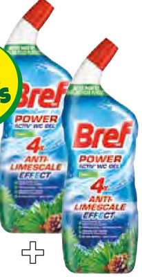 Gel nettoyant toilette Bref Active Power