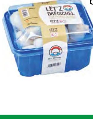 Champignons blancs Lëtz Dréischel