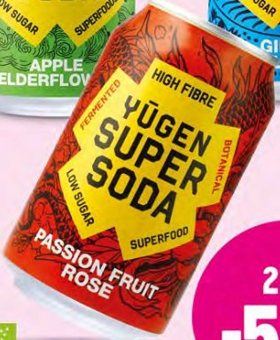 Soda bio Yügen Super Soda Passion Fruit Rosé