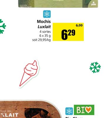 Mochis Luxlait - 4 sortes
