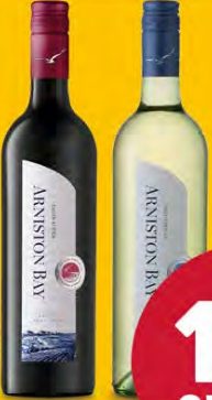 Arniston Bay - Chenin blanc, Chardonnay ou Cabernet Sauvignon