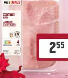 Jambon dégraissé