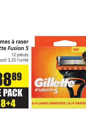 Lames à raser Gillette Fusion 5