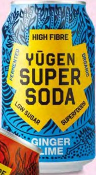 Soda bio Yügen Super Soda Ginger Lime
