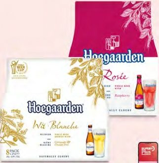 Biere Hoegaarden - Blanche ou Rosée