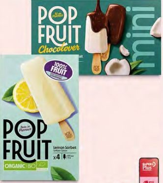 Glace en stick Pop Fruit