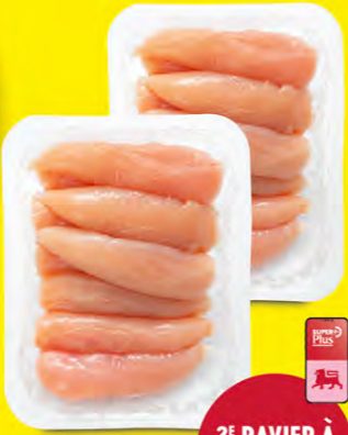 Aiguillettes de poulet