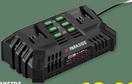 PARKSIDE Chargeur double 20 V, 2 x 4,5 A