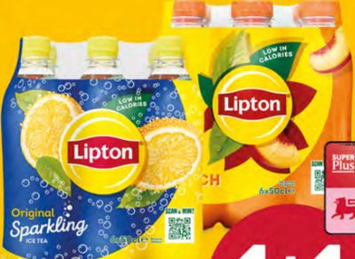 Boisson pétillante ou non pétillante Lipton Original Sparkling Ice Tea